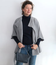 Load the image into the gallery viewer, Eng Cashmere Open Poncho Jacket
