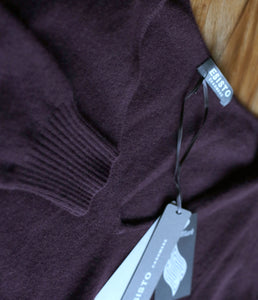 Esisto Kaschmir Pullover V-Ausschnitt Langarm