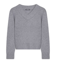 Load the image into the gallery viewer, Esisto Kaschmir Pullover V-Ausschnitt Langarm
