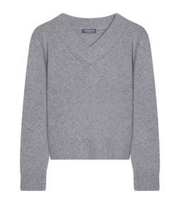 Esisto Kaschmir Pullover V-Ausschnitt Langarm