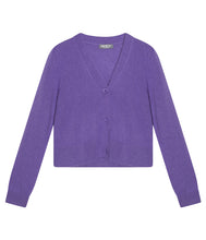 Load the image into the gallery viewer, Esisto summer cashmere jumper V-neck long sleeve
