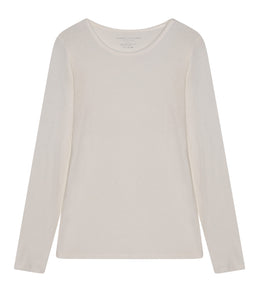 Majestic Filatures cotton-cashmere shirt round neck long sleeve