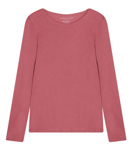 Majestic Filatures cotton-cashmere shirt round neck long sleeve