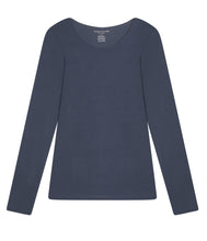 Load the image into the gallery viewer, Majestic Filatures Viscose Mix Shirt Round Neck Long Sleeve
