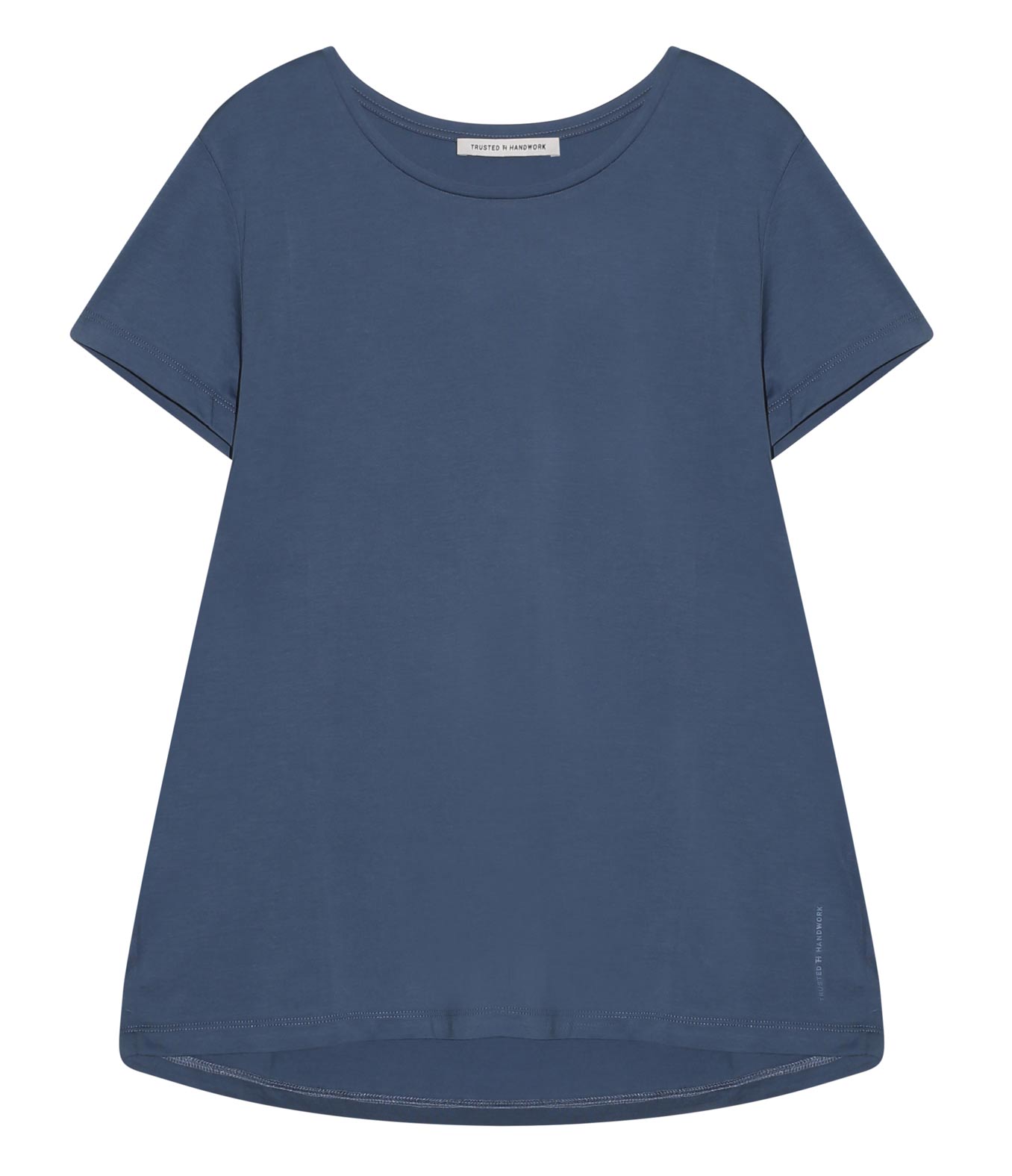 Trusted Handwork Cotton Cashmere Short Paris Neck Sleeve Round – Fashion T-Shirt