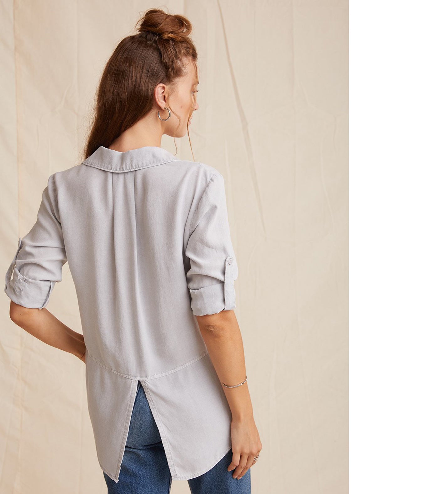 Bella Dahl Blouse Split Back Cashmere Fashion