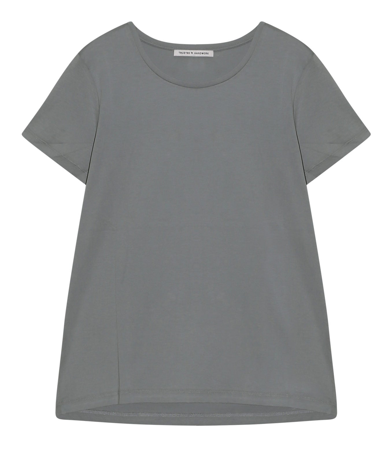 Trusted Handwork Cotton T-Shirt Fashion Cashmere Neck Short Round Sleeve Paris –